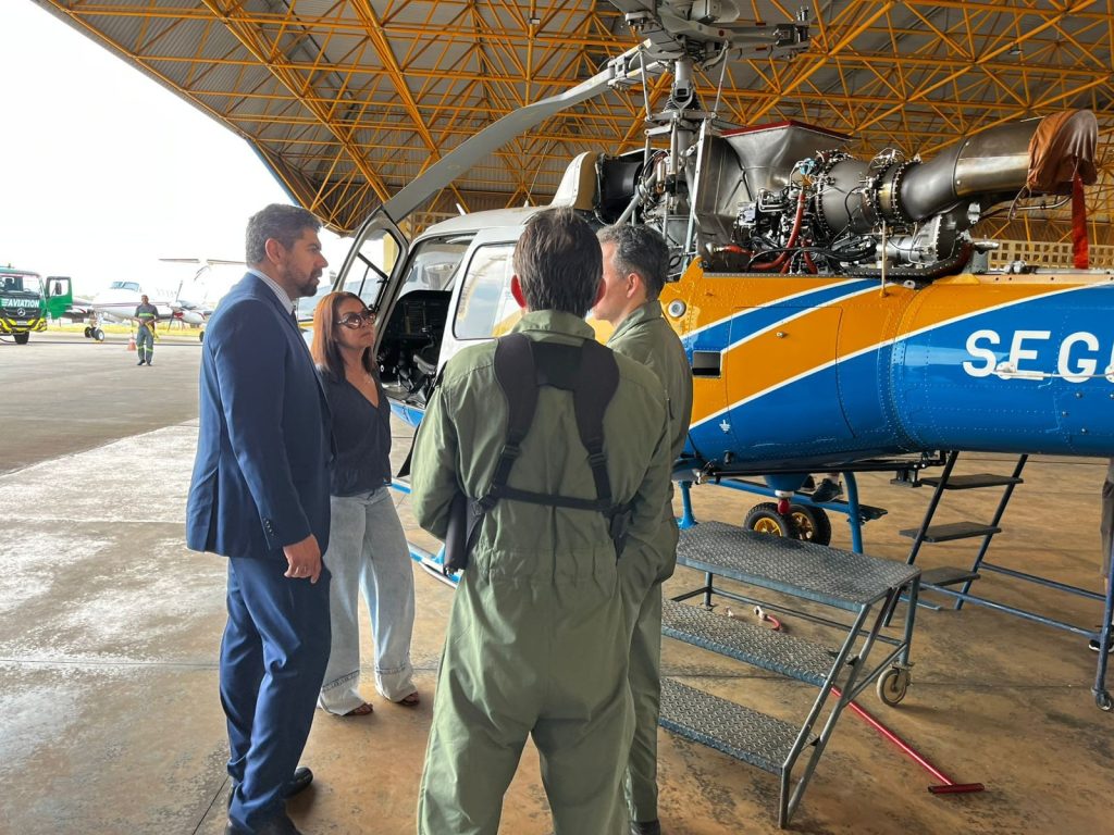Helicóptero do Ciopaer recebe novo motor de R$ 5,6 milhões que deve possibilitar até 3,5 mil horas de voo