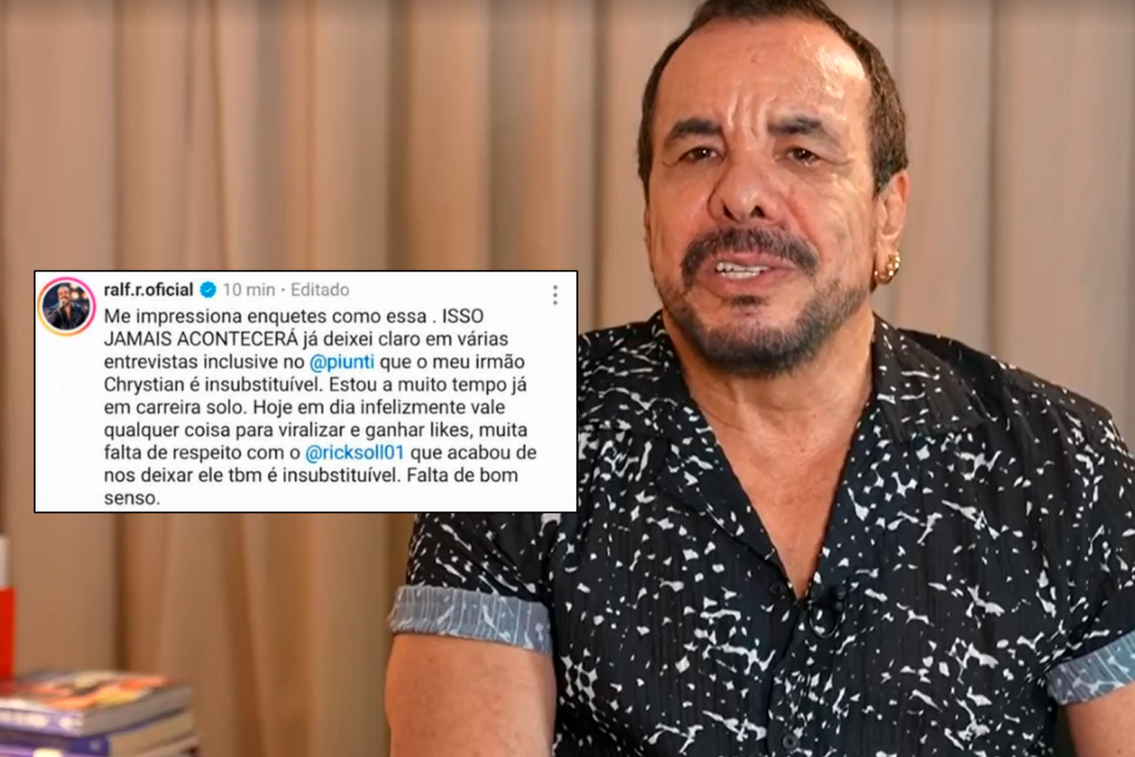 Ralf descarta formar dupla com Renner após morte de Rick: ‘É muita falta de respeito’